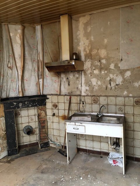 Woning in renovatie